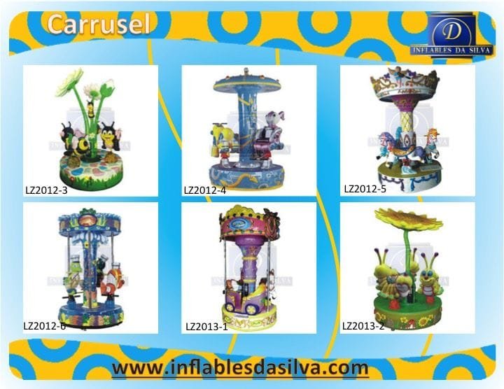 Carruseles pequeños infantiles