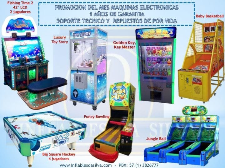 Maquinas de peluches y bolos