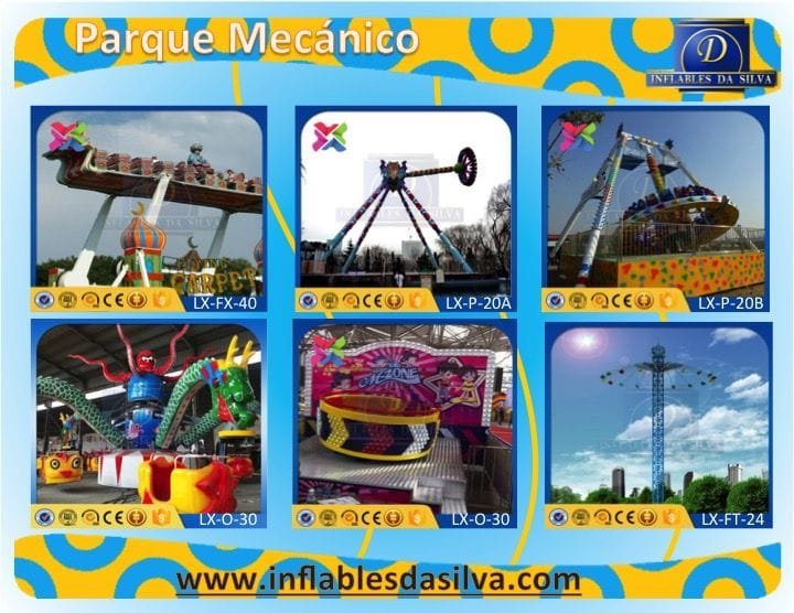 Juegos mecanicos para parques de atracciones