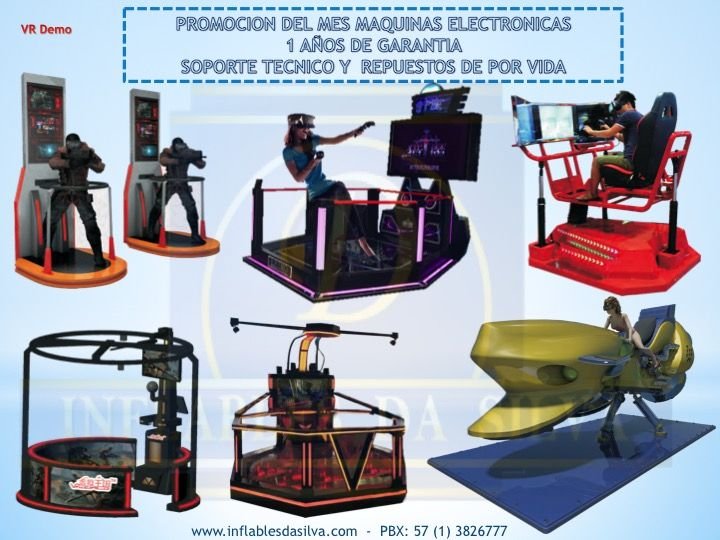 Venta de maquinas de realidad virtual y Vr