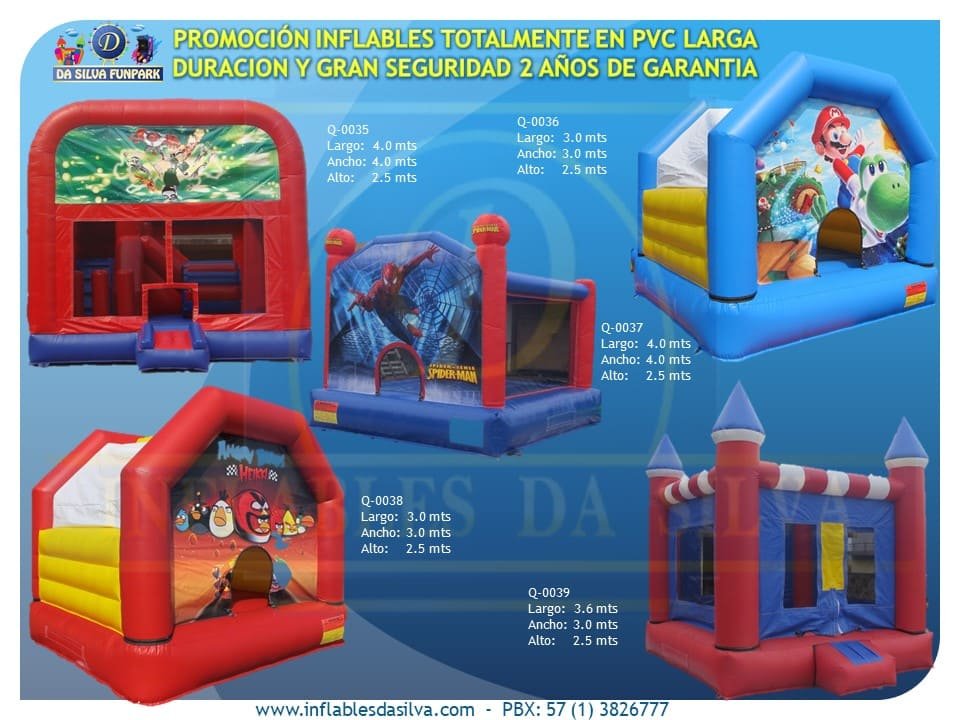 Venta de saltarines con personajes