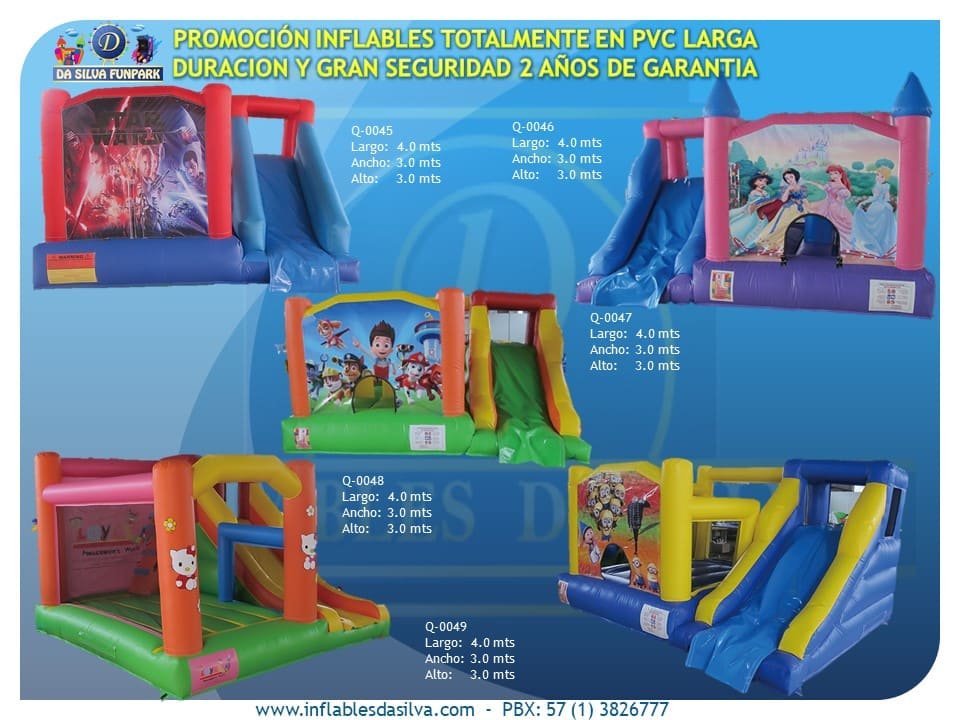 Venta de inflables pequeños