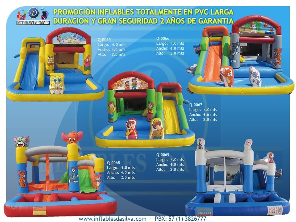 Venta de saltarines infantiles con agua