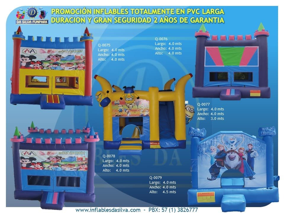 Venta de castillos inflables para niños