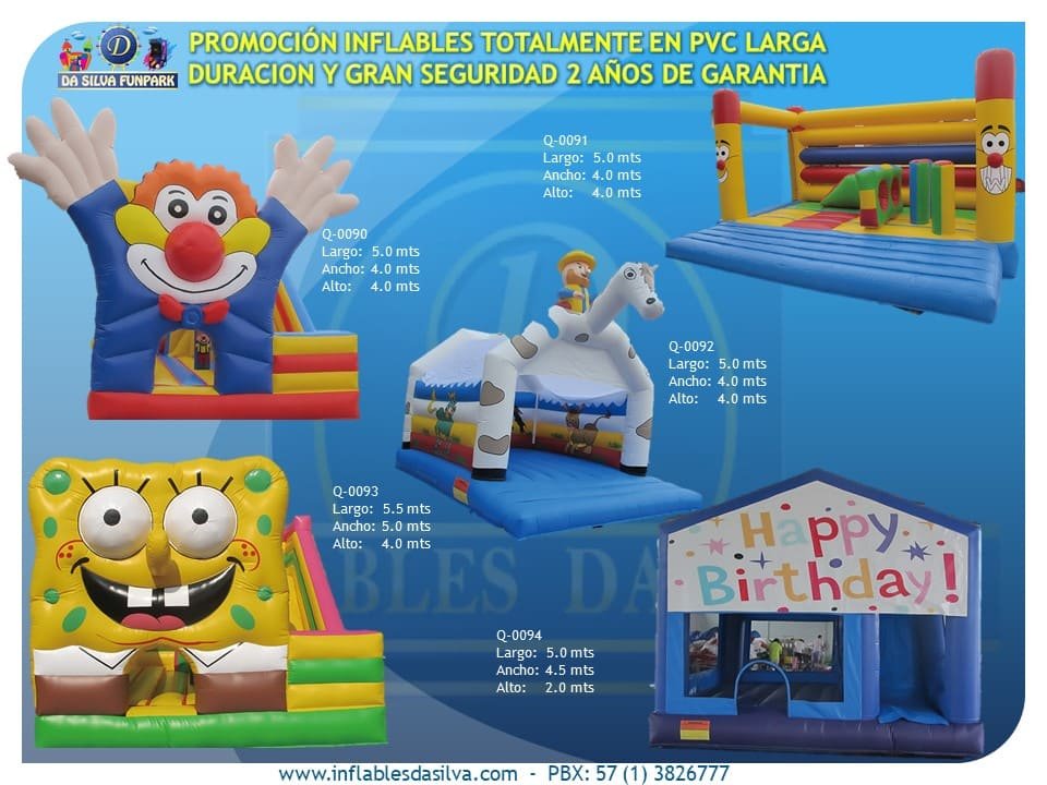 Venta de inflables de personajes