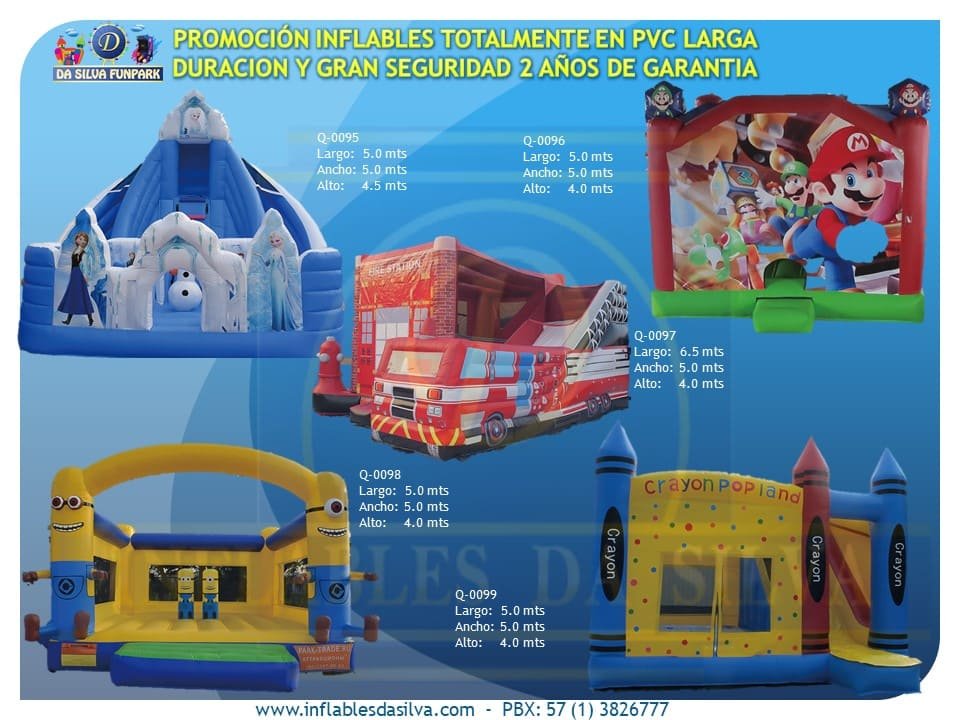 Venta de Brincolines de personajes