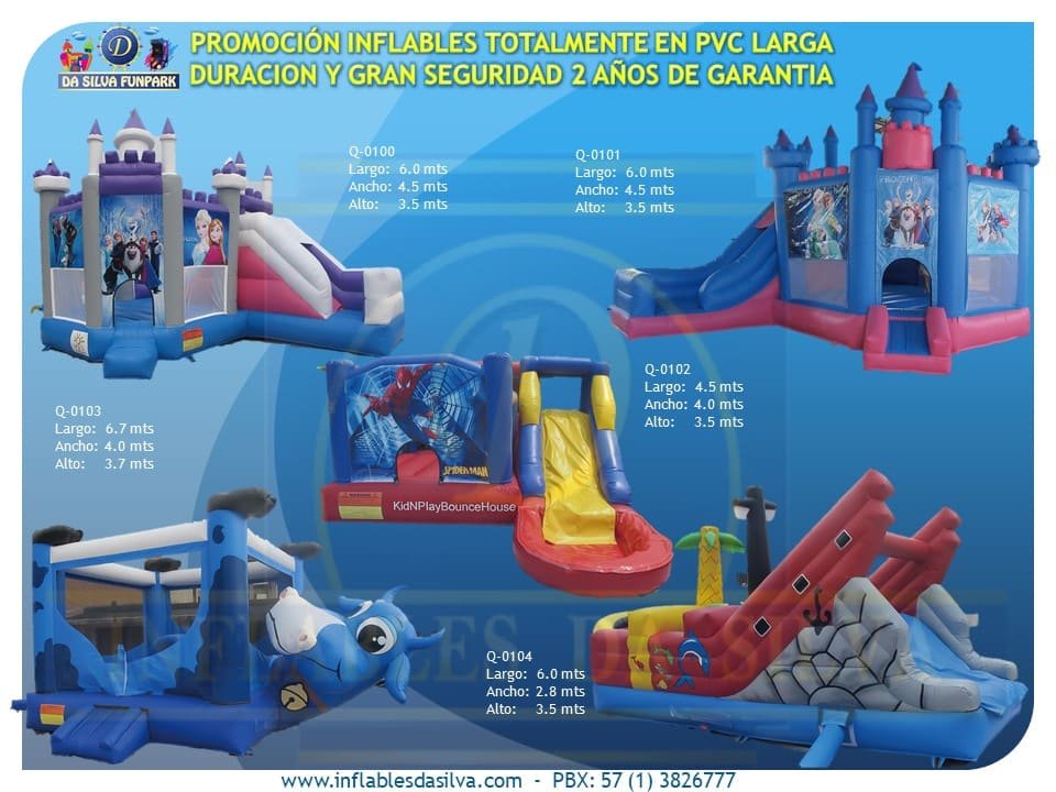 Venta de inflable castillo frozen