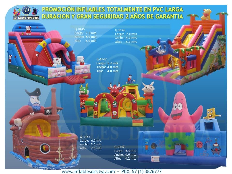 Venta de inflable bob esponja y patricio