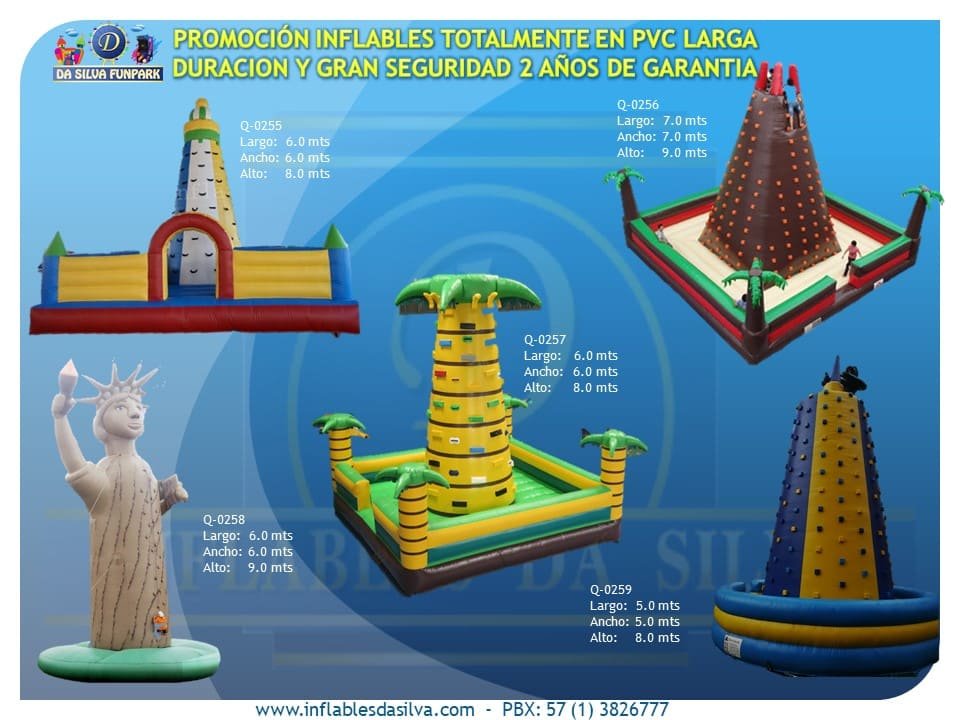 Venta de torres de escalar inflables