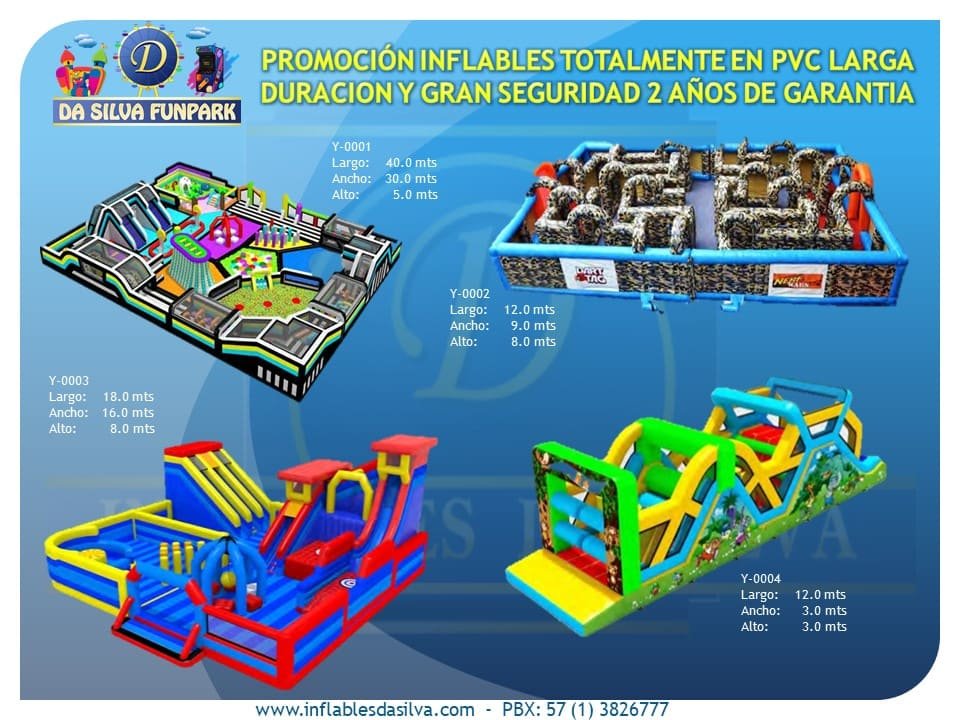 Venta de Carrera de obstáculos hinchable