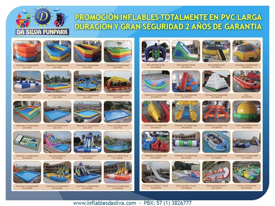 Venta de Inflables termosellados