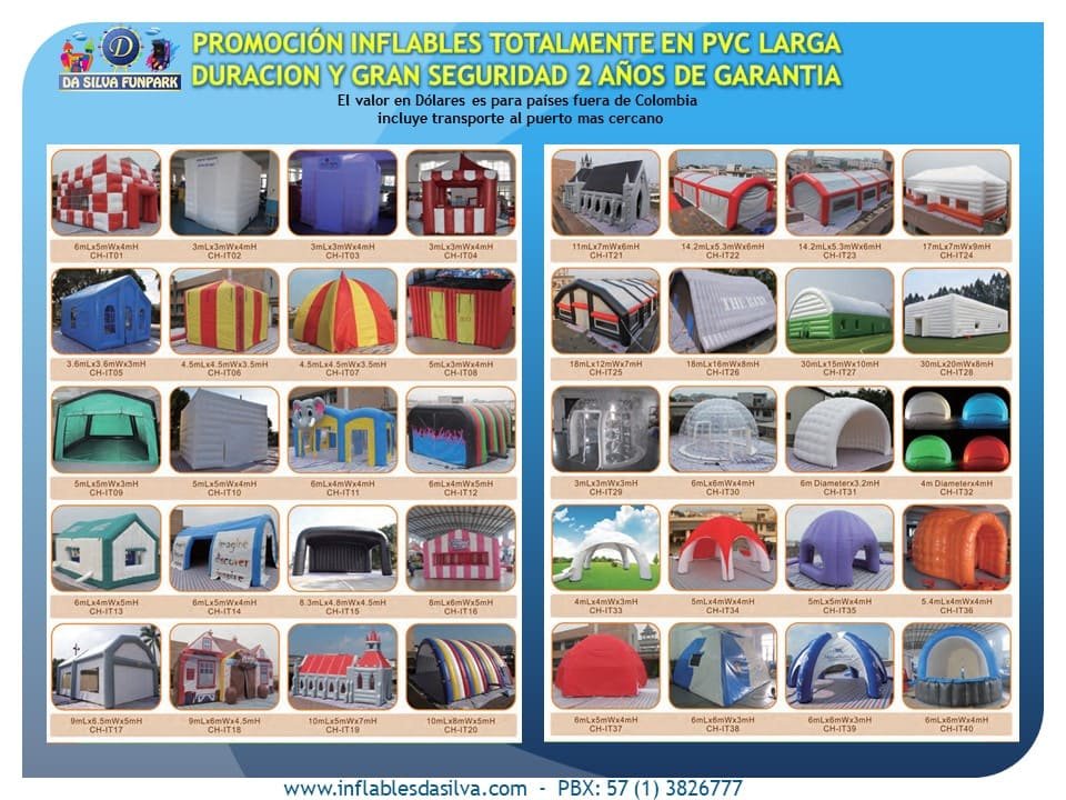 Venta de carpas Inflables