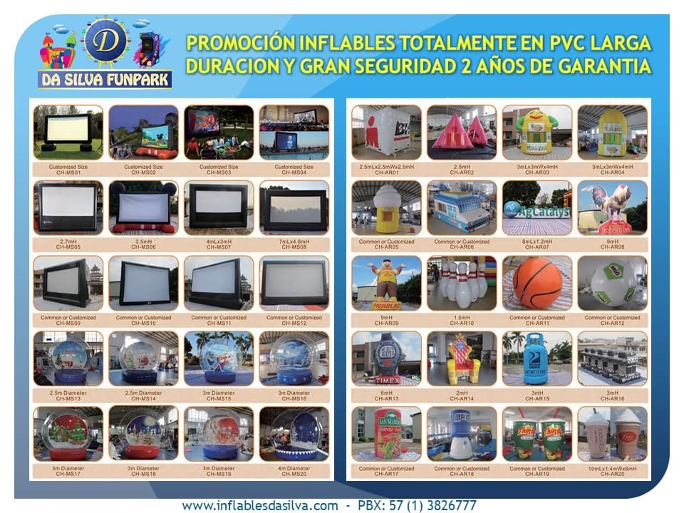 Venta de Pantallas inflables