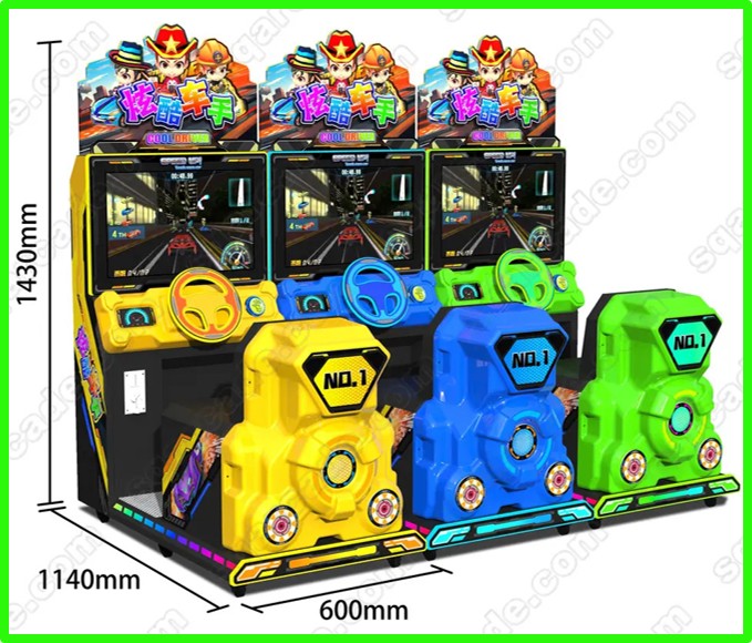 Simulador de conduccion Infantil Super Cars 1 puesto
