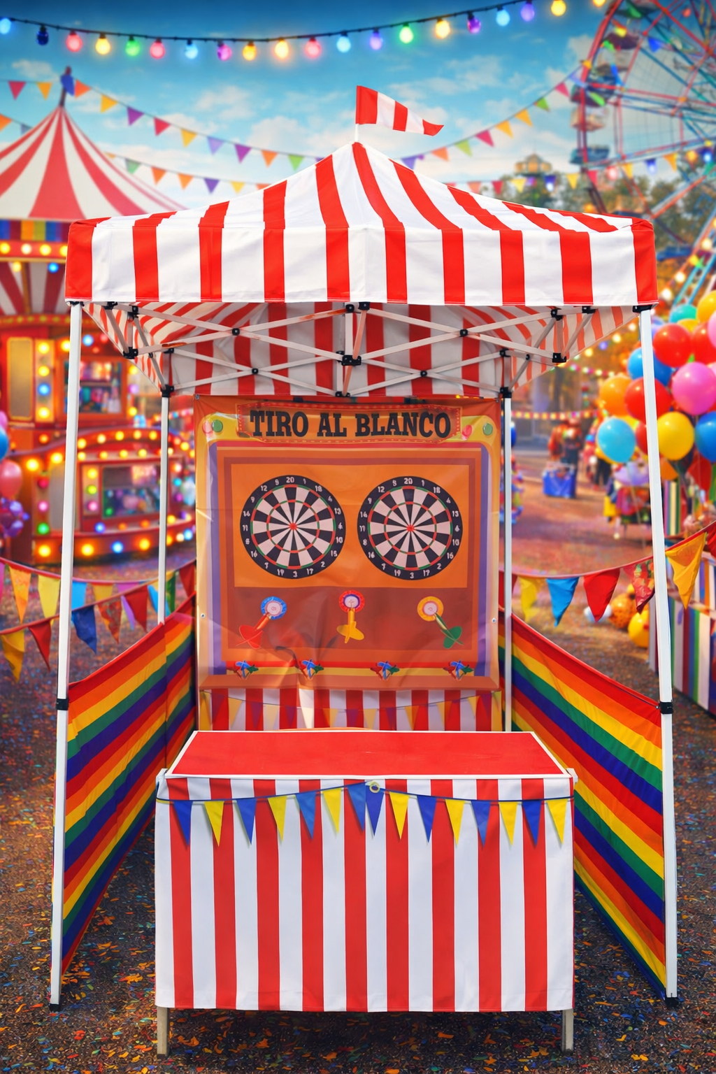 Juego de feria Tiro de Dardos (sin operario)