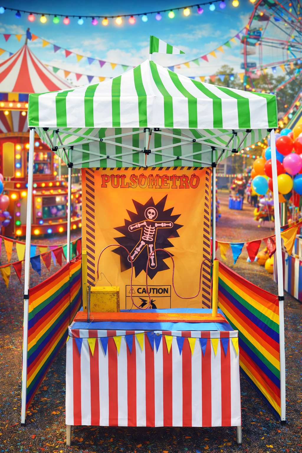 Juego de feria Pulsometro (sin operario)