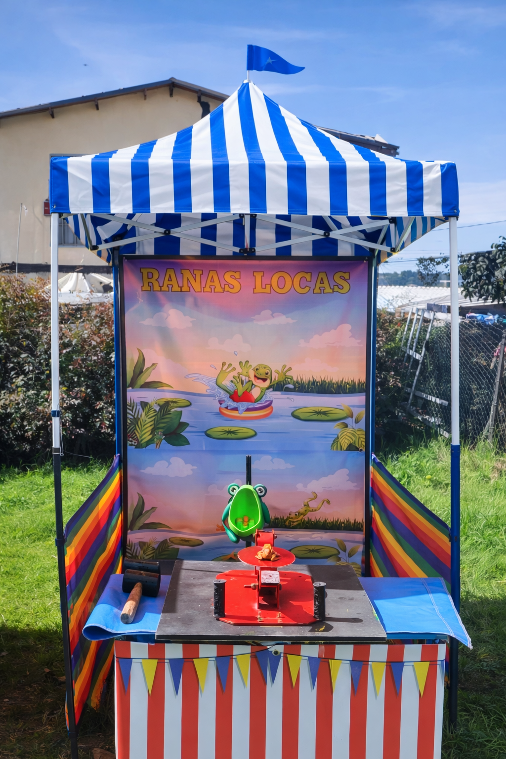 Juego de feria Ranas Locas (sin operario)