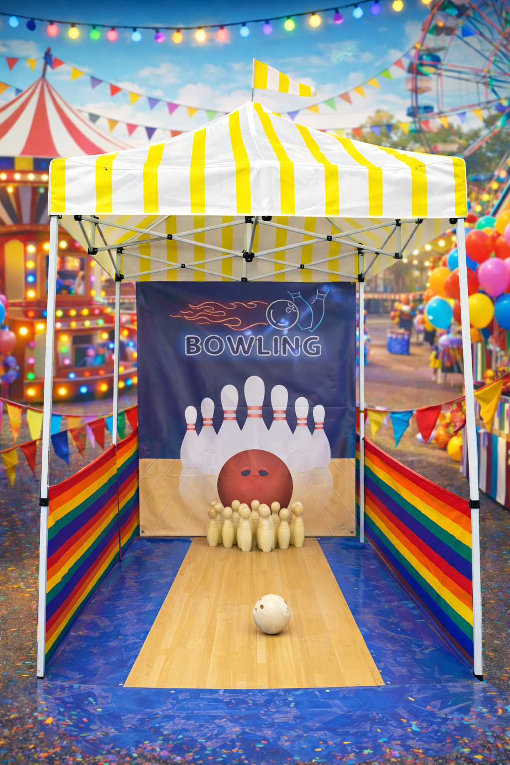 Juego de feria Bowling (sin operario)