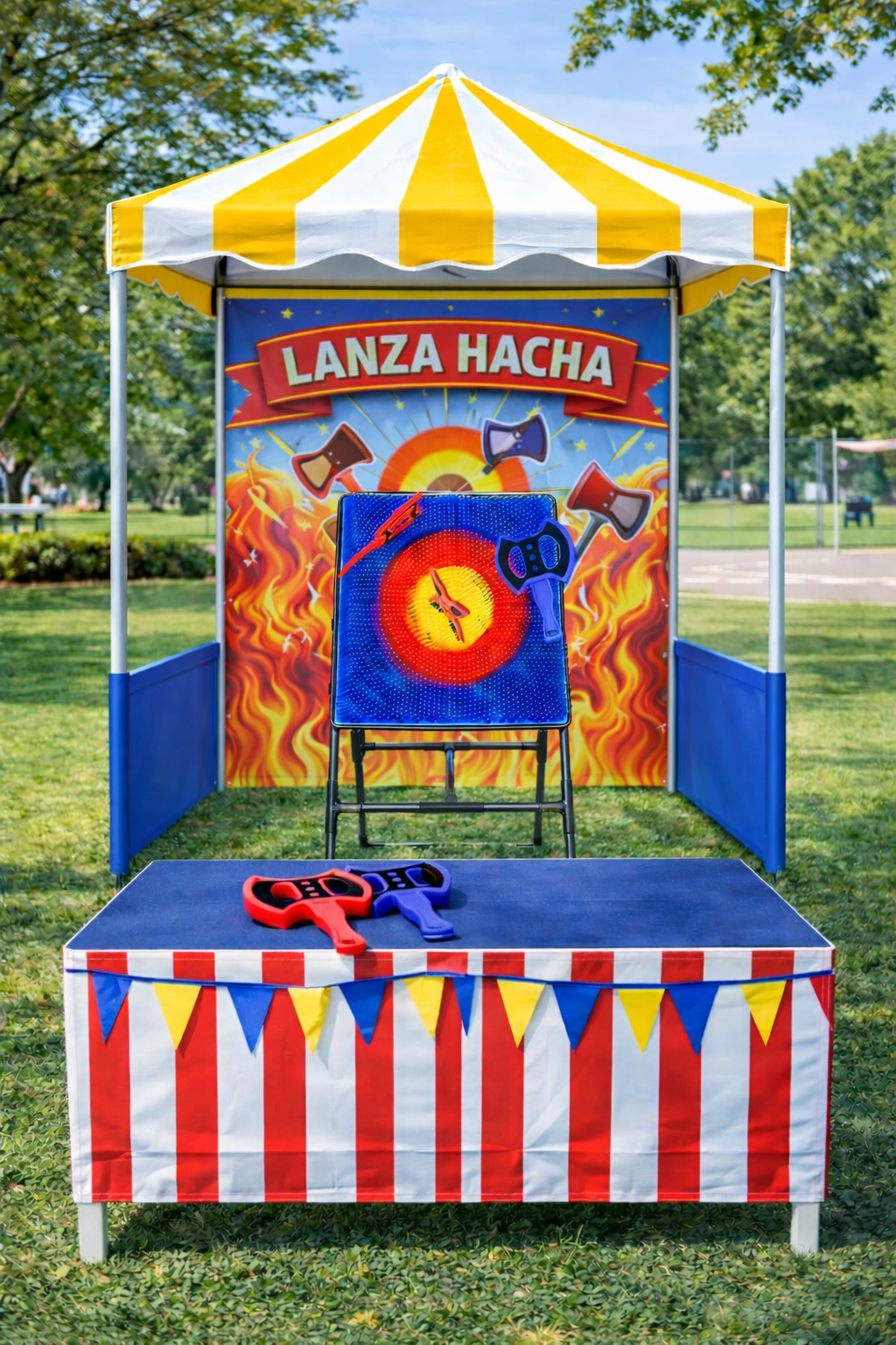 Juego de feria Lanza Hachas