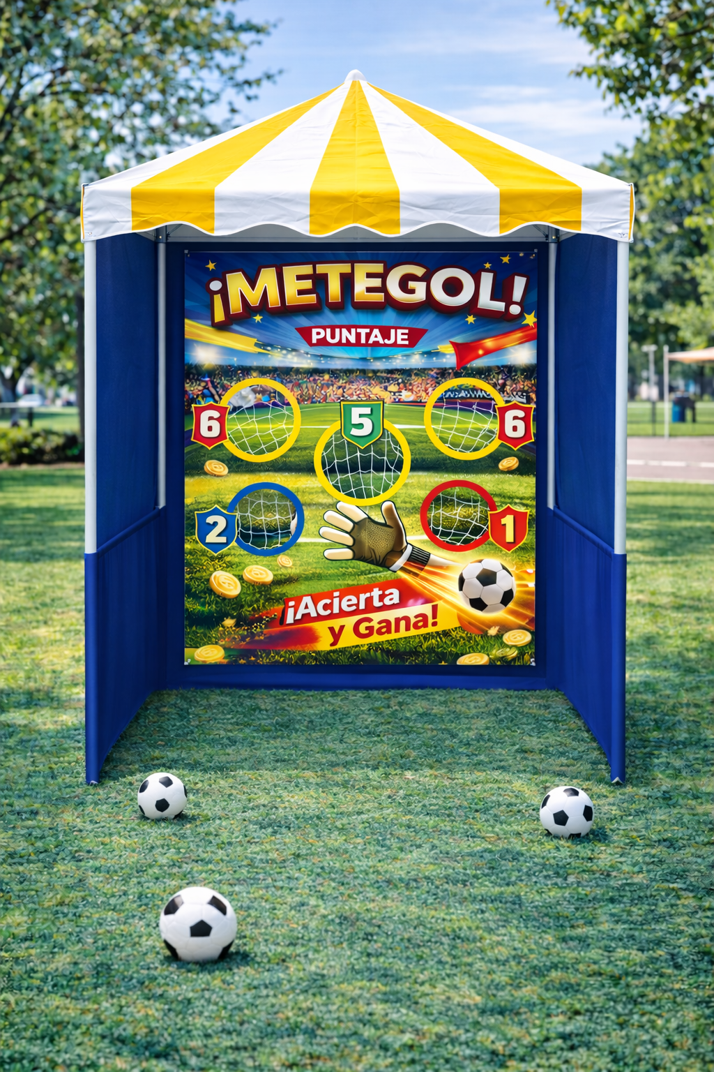 Juego de feria Metegol