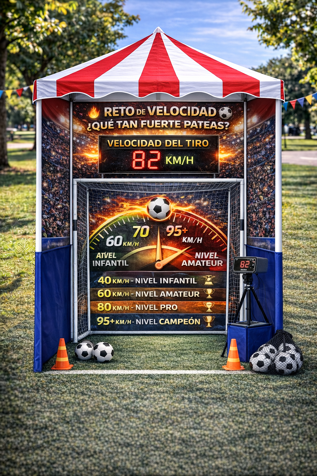Juego de feria reto de Poder