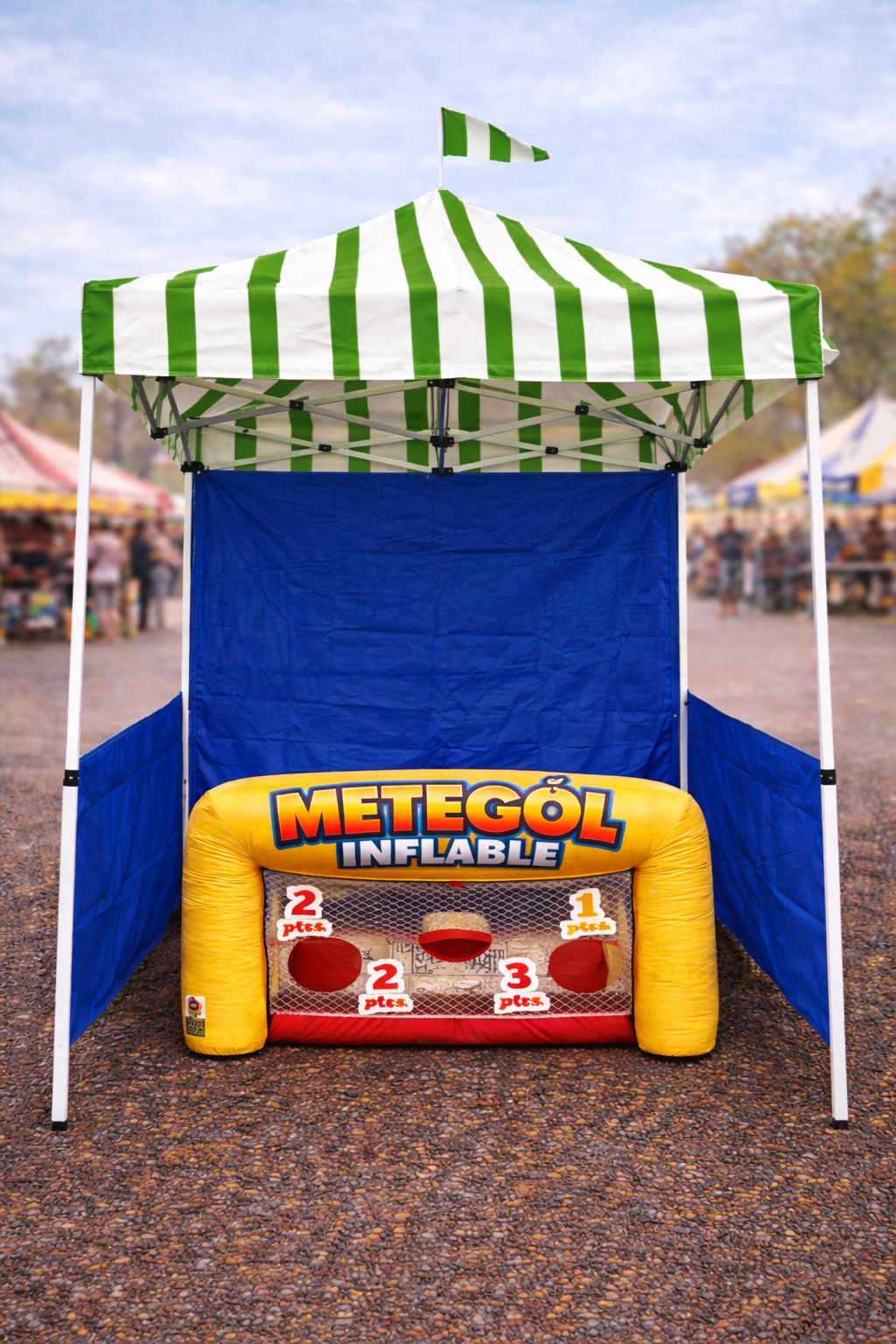 Juego de feria Metegol Inflable