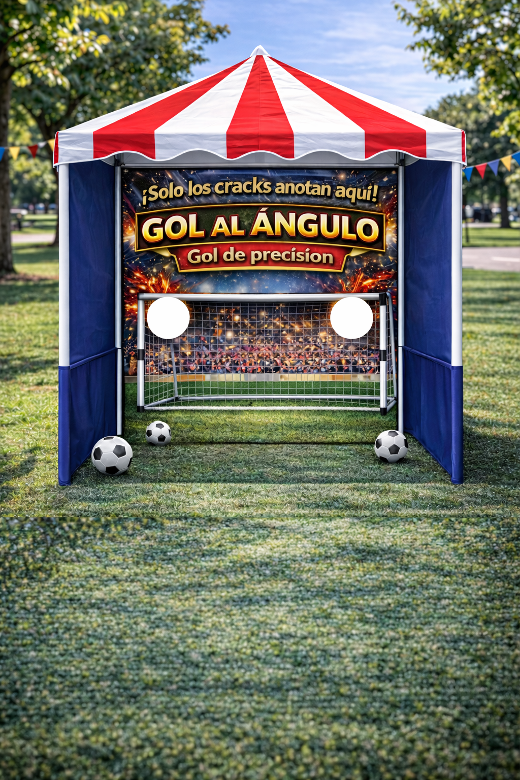 Juego de feria Gol al Angulo