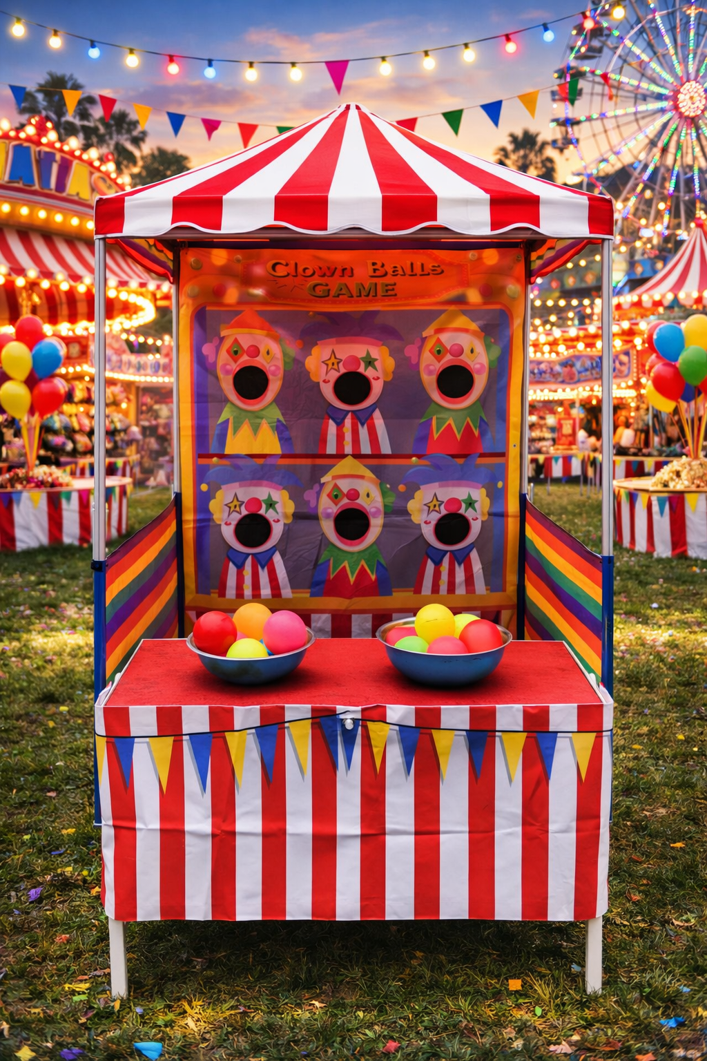 Juego de feria Clown Ball (sin operario)