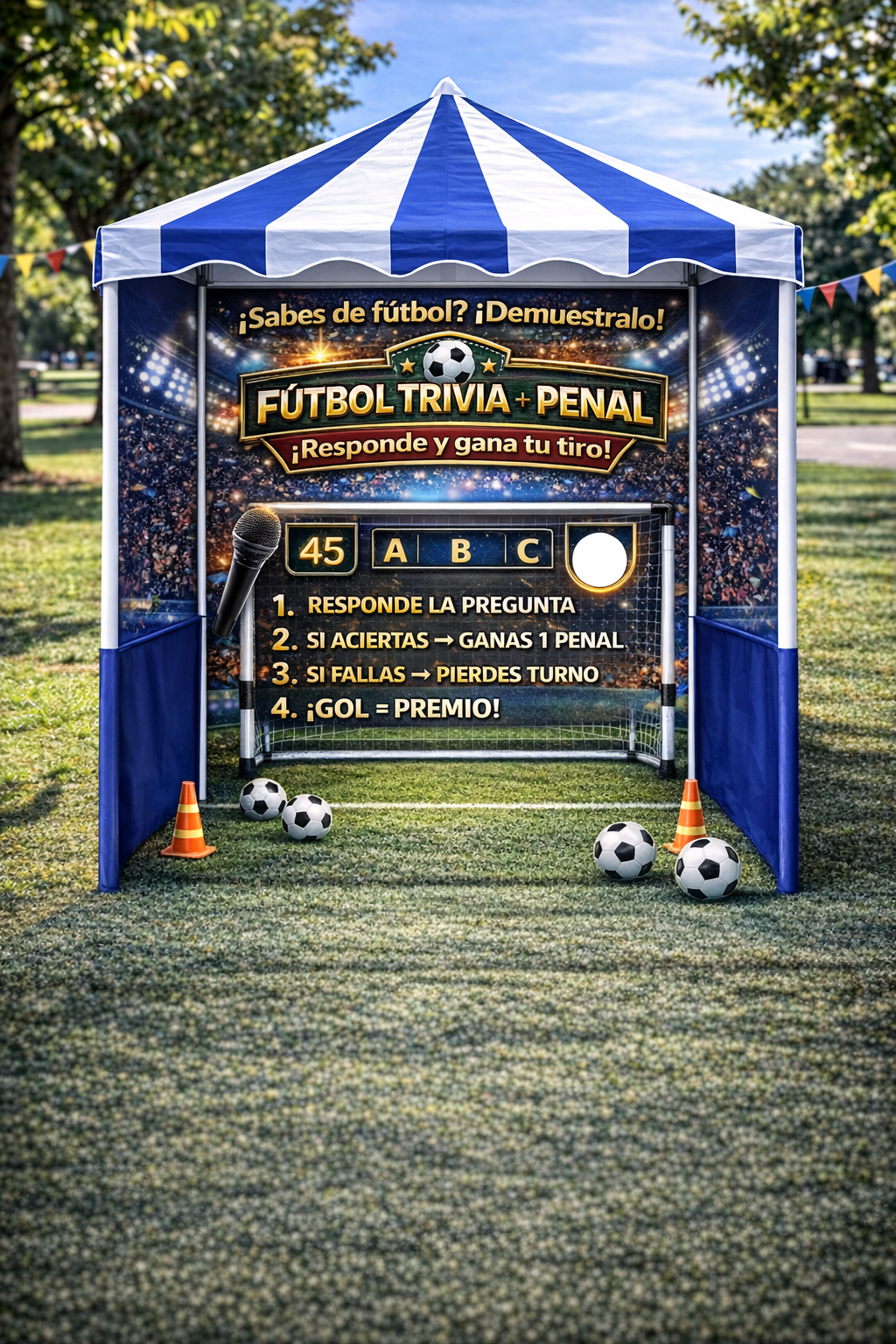 Juego de feria  Futbol Trivia